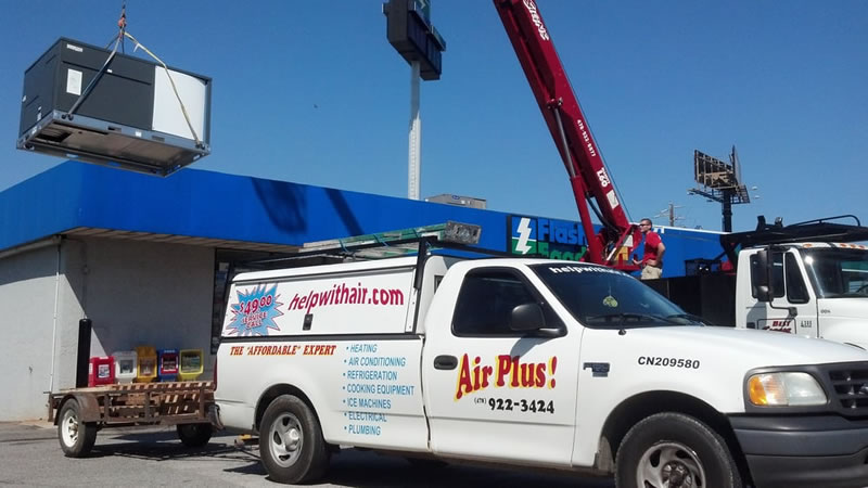 Air Plus! Inc. Vehicle, Crane and Commercial AC Unit